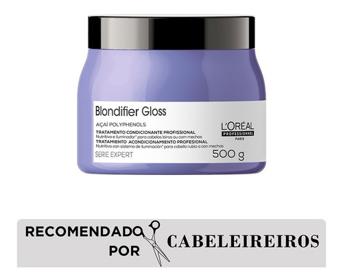 Máscara Loréal Blondifier Gloss Iluminator 500g