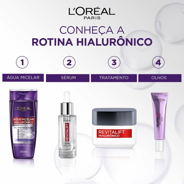 Encontraproduto.com.br - Kit Tratamento LOréal Paris Revitalift Hialurônico Creme Hidratante Facial Dia 49g + Creme Hidratante Facial Noite 49g