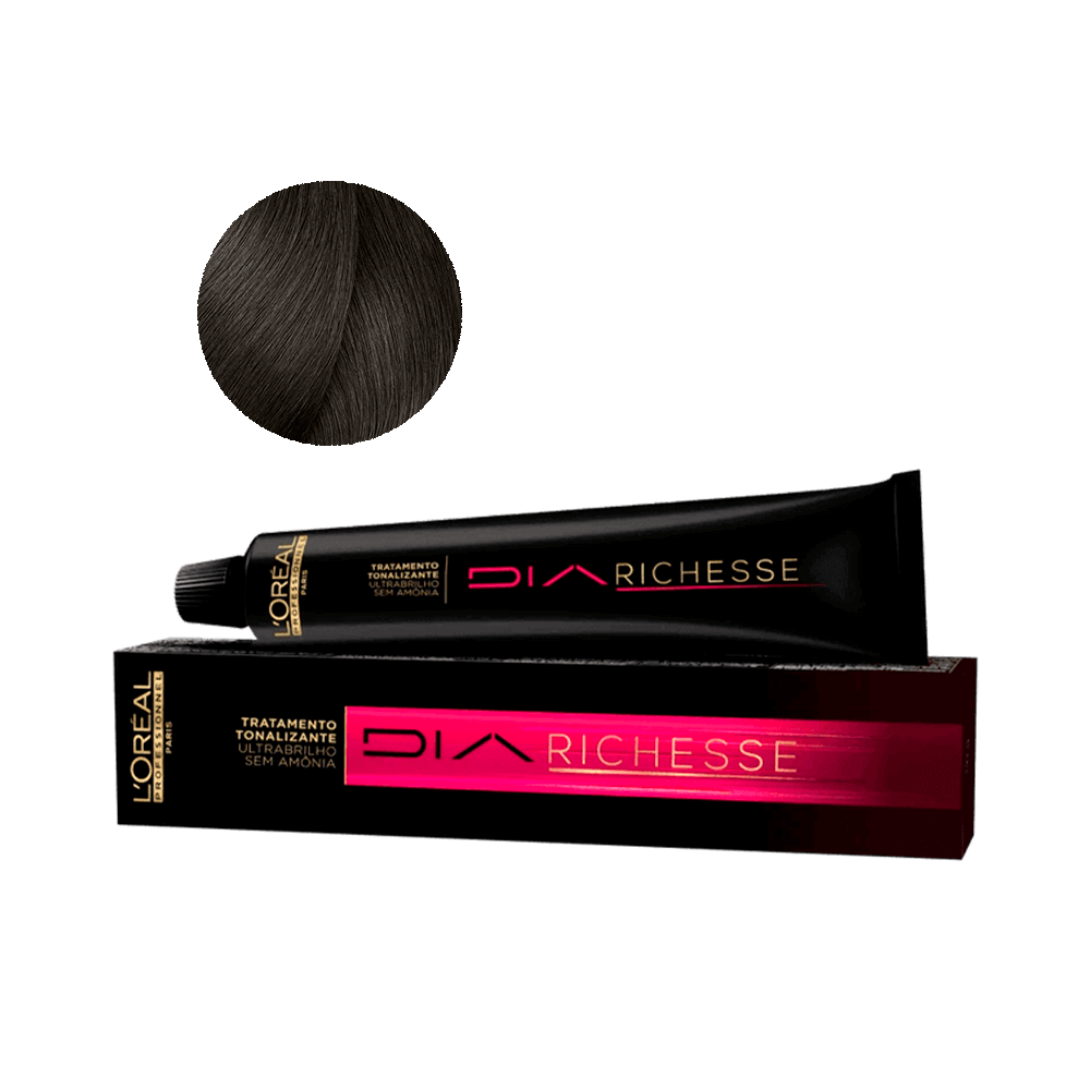Tonalizante LOréal Professionnel DiaRichesse 5.0 Castanho Claro Profundo 50g