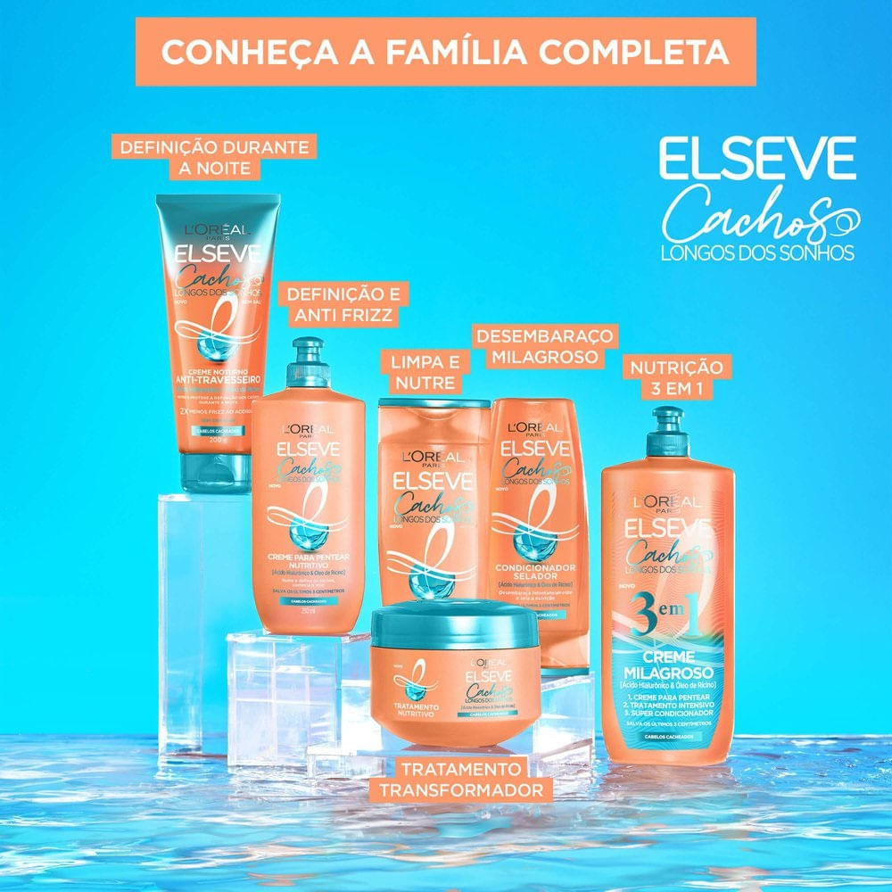 Encontraproduto.com.br - Creme Para Pentear Elseve Cachos Dos Sonhos 250 Ml