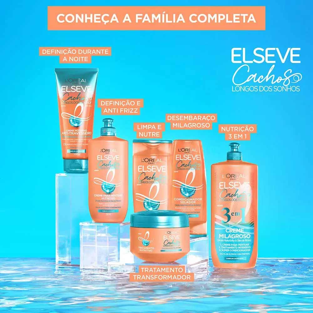 Encontraproduto.com.br - Shampoo Cachos Longos dos Sonhos Elseve - 200ml