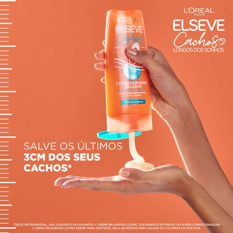 Encontraproduto.com.br - Kit Shampoo 375ml Condicionador 170ml Elseve Cachos Dos Sonhos