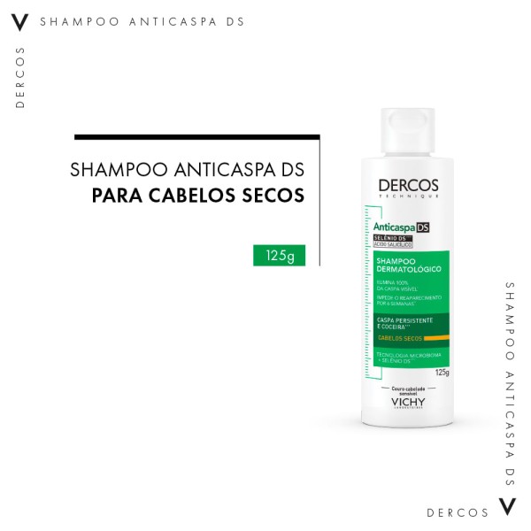 Encontraproduto.com.br - Shampoo Vichy Dercos Anticaspa DS Cabelos Secos 125g