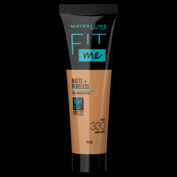 Encontraproduto.com.br - Base Líquida Maybelline NY Fit Me Matte FPS 22 Cor 330 30ml