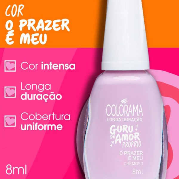 Encontraproduto.com.br - Esmalte Colorama O Prazer É Meu 8ml Sem Blister