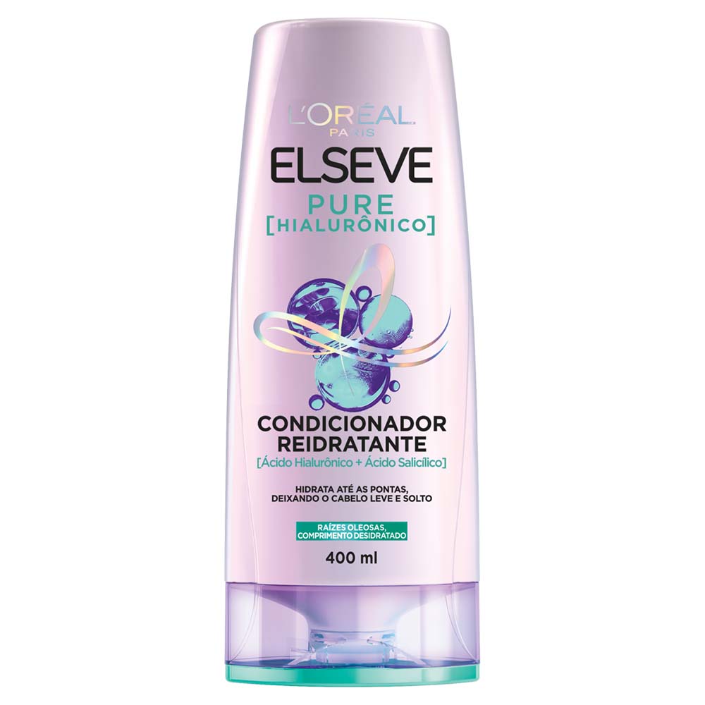 Encontraproduto.com.br - CONDICIONADOR ELSEVE PURE HIALURONICO 400ML