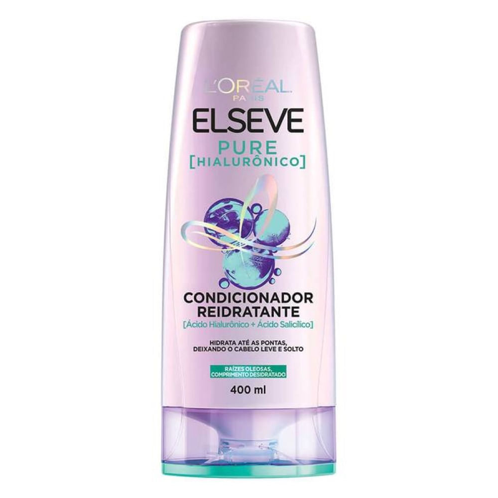 Encontraproduto.com.br - CONDICIONADOR ELSEVE PURE HIALURONICO 400ML