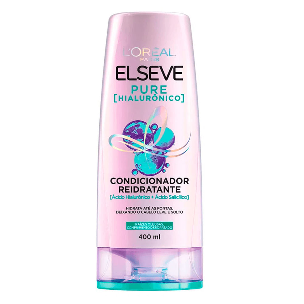 Encontraproduto.com.br - CONDICIONADOR ELSEVE PURE HIALURONICO 400ML