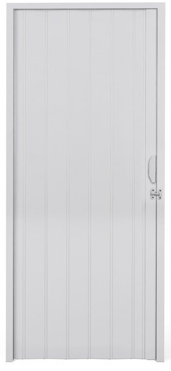 Encontraproduto.com.br - Porta Sanfonada PVC Pro Forma 2,1x0,8m Cinza