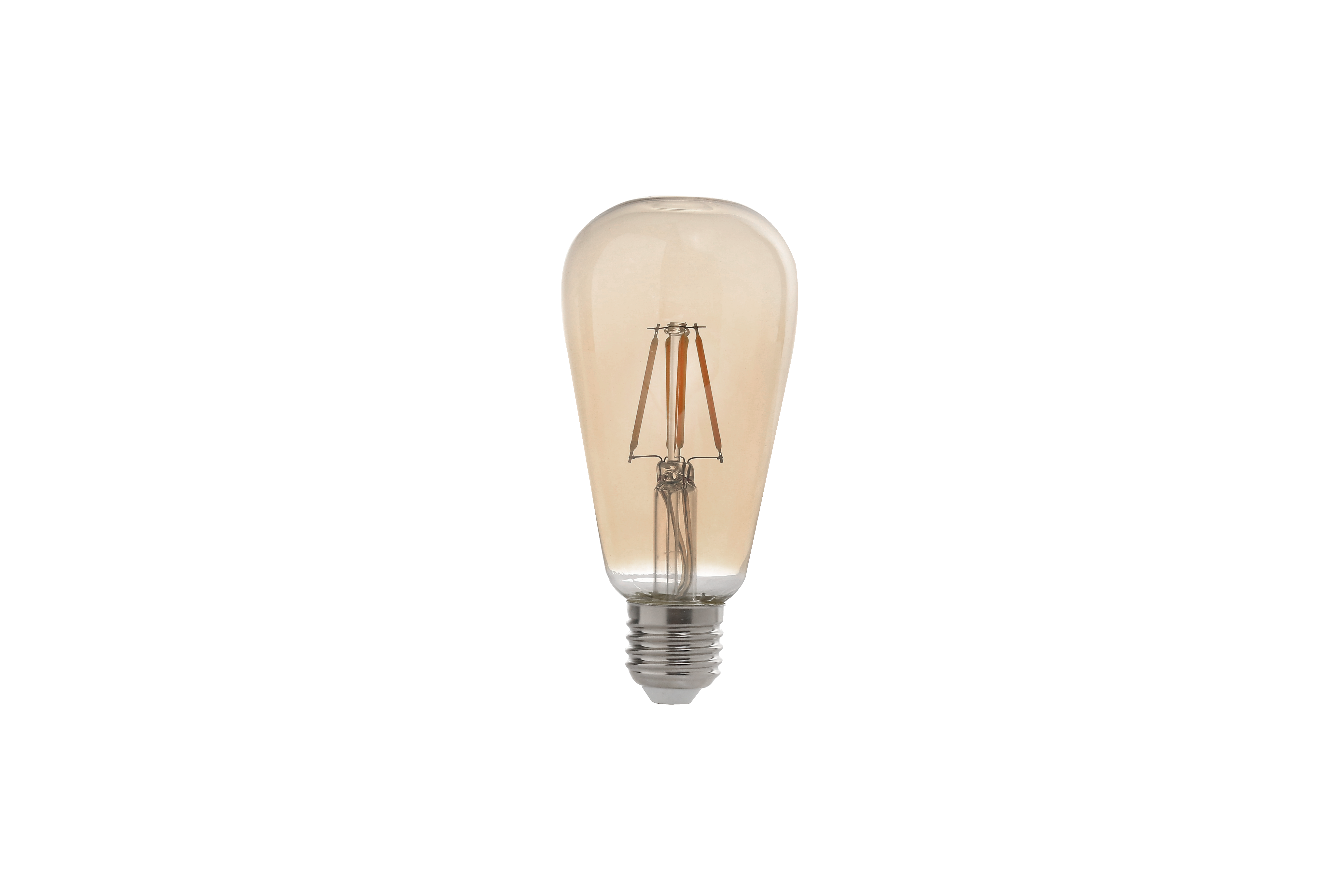 Encontraproduto.com.br - Lâmpada Pêra LED Filamento Retrô Amarela Bivolt 4W E27 - KIAN