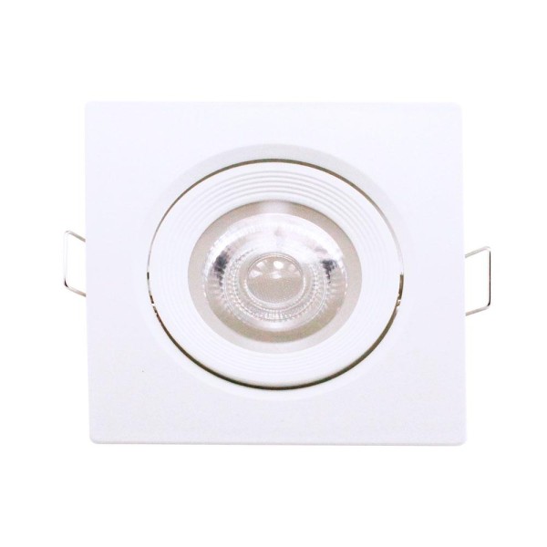 Luminária Spot Quadrada MR16 5W Kian Amarela