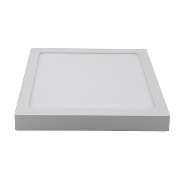 Encontraproduto.com.br - Luminária Led Slim Quadrada Sobrepor 18W 6.500K Branca Fria Bivolt Economax - Kian