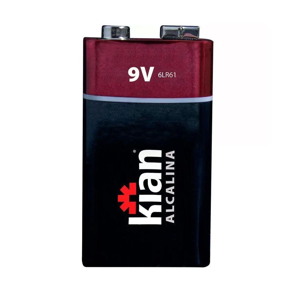 Encontraproduto.com.br - Pilha Bateria Alcalina 9v 6lr61 Alta Performance Kian