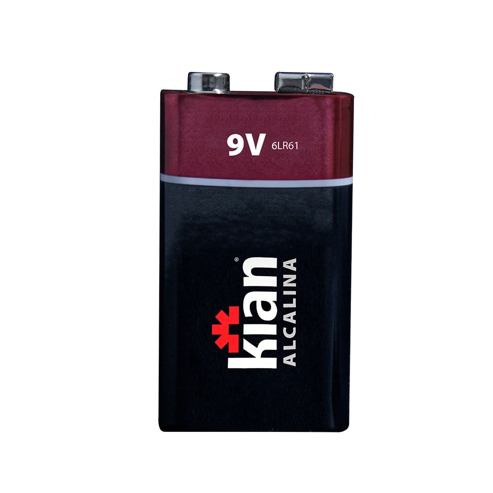 Encontraproduto.com.br - Pilha Bateria Alcalina 9v 6lr61 Alta Performance Kian