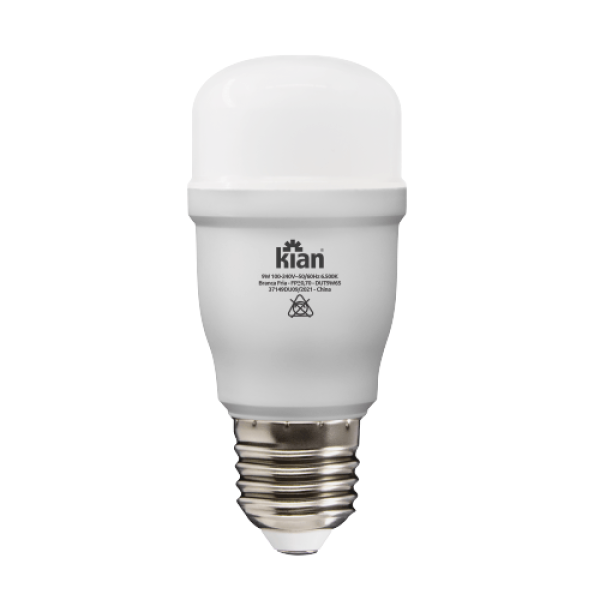 Encontraproduto.com.br - Lâmpada Led Bulbo Mini 9W 6500K E27 Kian