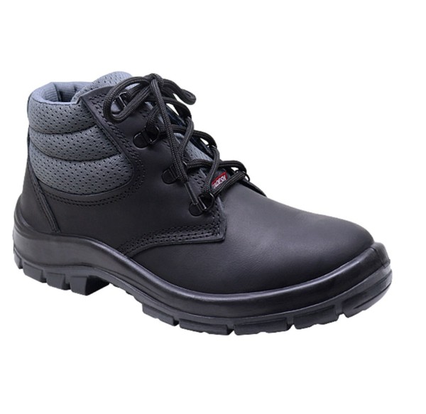 Bota Nobuck Flex Poliuretano Com Biqueira Preto Nº 44 Par Kadesh