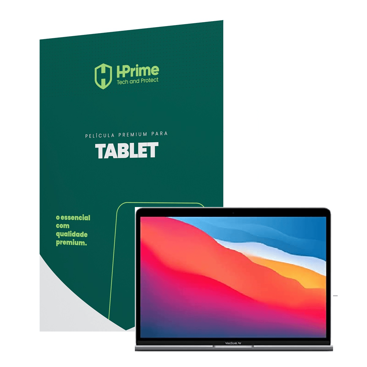 Encontraproduto.com.br - Película Invisível Hprime Compatível Com Macbook Air 13.6
