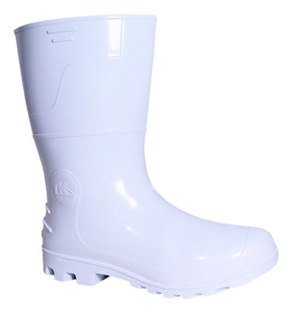 Bota Kadesh Pvc Cano Curto Branca