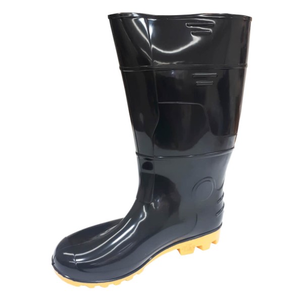 Bota Kadesh PVC Cano Longo Solado Amarelo