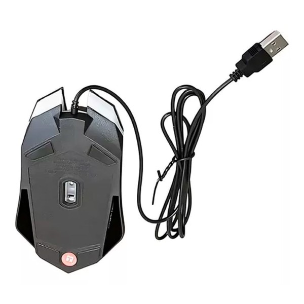 Encontraproduto.com.br - Mouse Óptico USB RGB MS-C33 Preto 1200 DPI Exbom