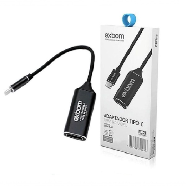 Encontraproduto.com.br - Adaptador Video Tipo-c Para Hdmi(f) 4k U3v-x40
