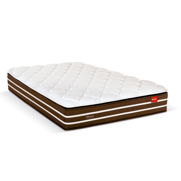Colchão para Casal Queen Bless Reconflex 158cm com Molas Ensacadas - Marrom