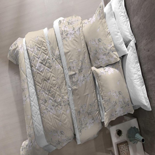 Encontraproduto.com.br - Jogo de Cama King 100% Algodão 200 Fios Affetto Luiza Têxtil Lar 4 peças