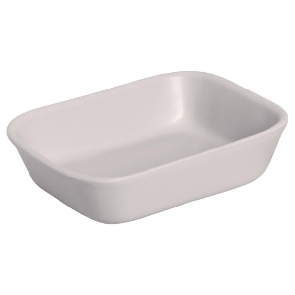 Assadeira Oval Nova 20x15x5 cm Branca