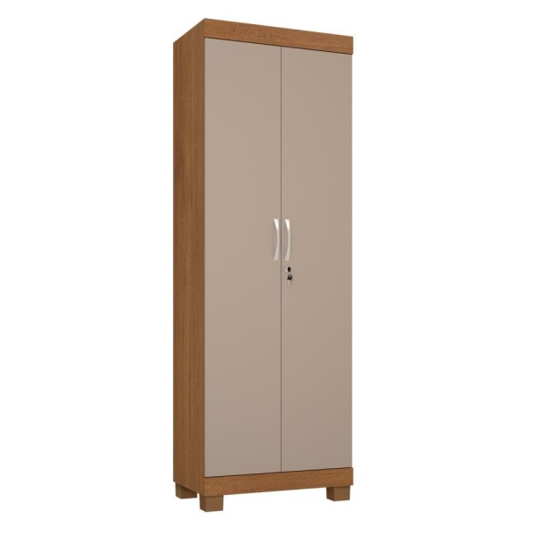 Encontraproduto.com.br - Armário Multiuso Mucuri 2 Portas Jcm Movelaria Cinamomo Off White