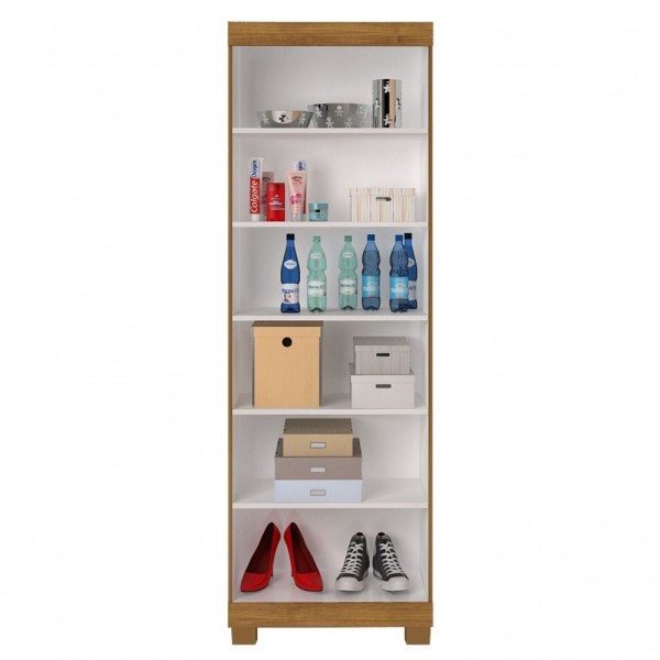 Encontraproduto.com.br - Armário Multiuso Mucuri 2 Portas Jcm Movelaria Cinamomo Off White