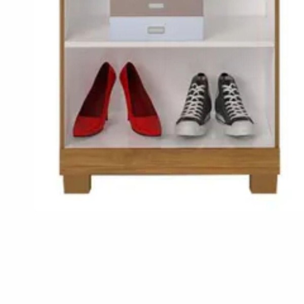 Encontraproduto.com.br - Armário Multiuso Mucuri 2 Portas Jcm Movelaria Cinamomo Off White