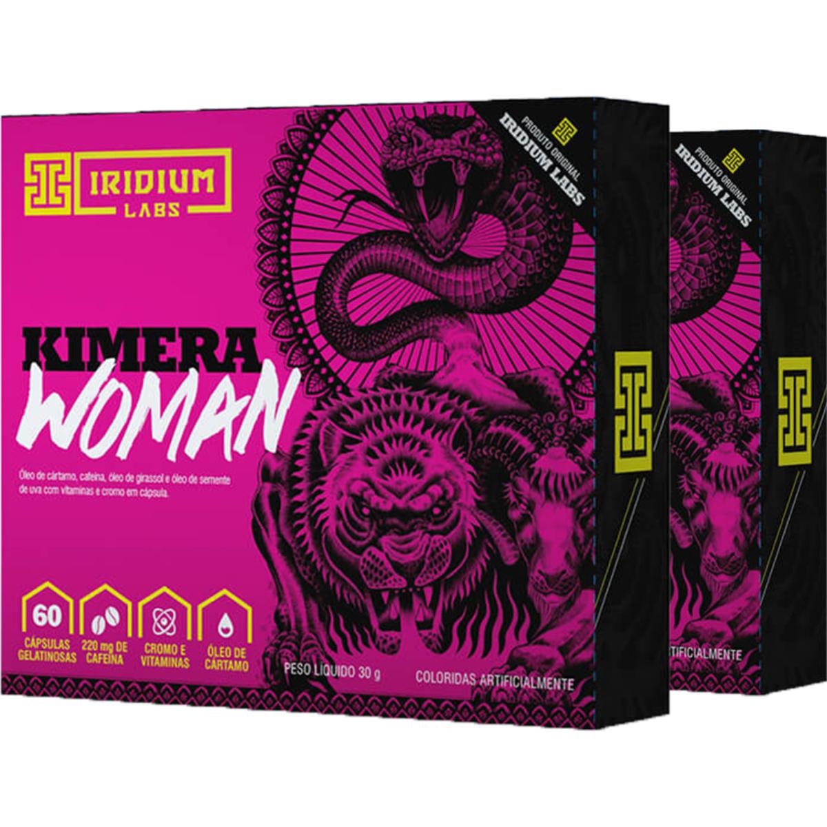 Kit 2x Kimera Woman 120 comps - Termogênico Feminino - Iridium Labs