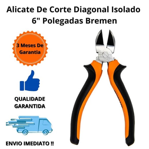 Alicate De Corte Diagonal Isolado 6