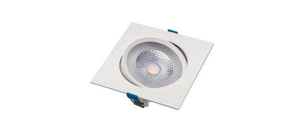 Encontraproduto.com.br - Spot De Embutir Quadrada LED Easy Par30 12W 30° 1000 Lúmens 3000K Bivolt Direcionável Branco Stella