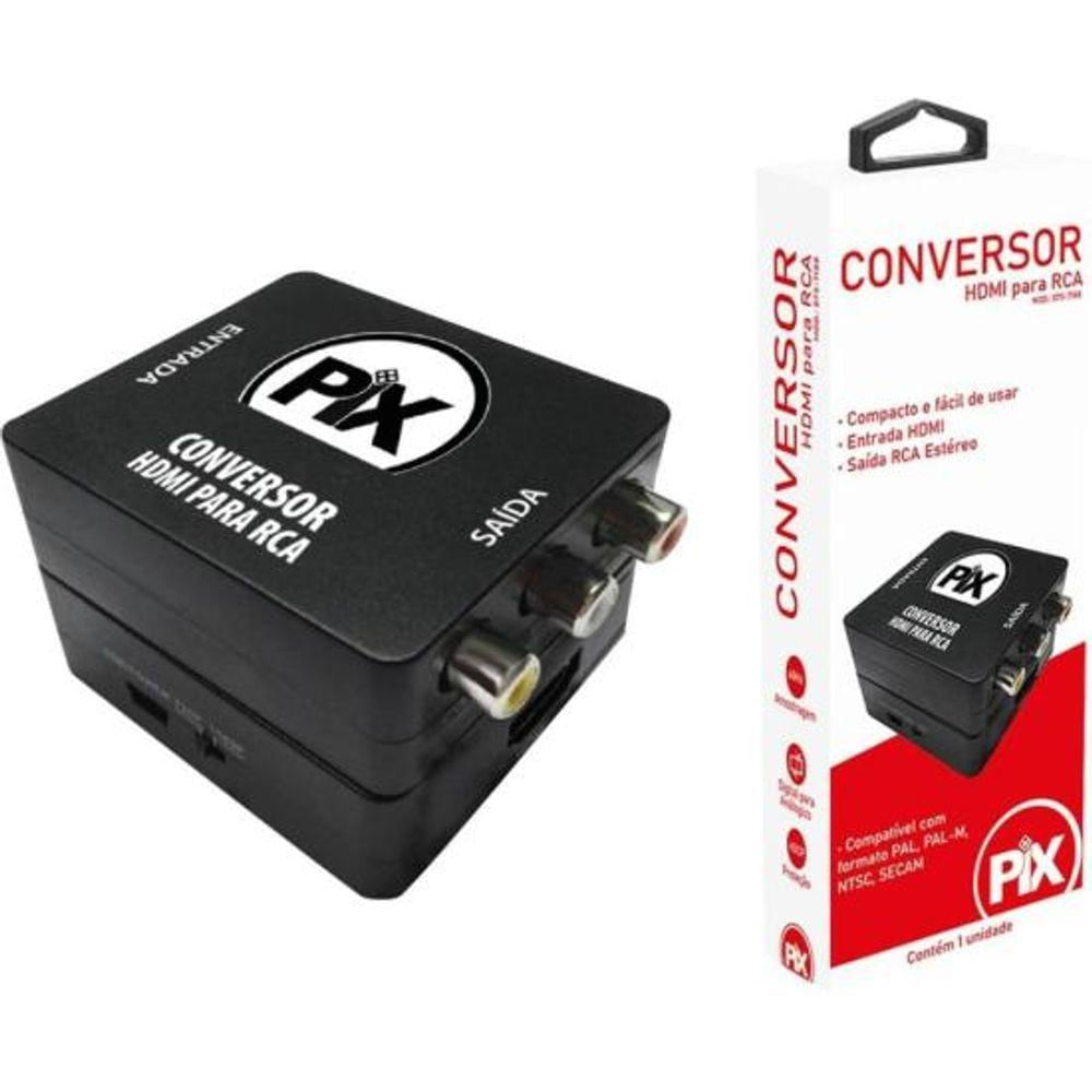 Encontraproduto.com.br - Conversor de Vídeo HDMI x RCA 075-7188 PIX