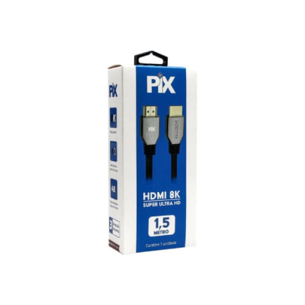 Encontraproduto.com.br - Cabo Hdmi 2.1 8k HDR 19p 30awg 1.5m