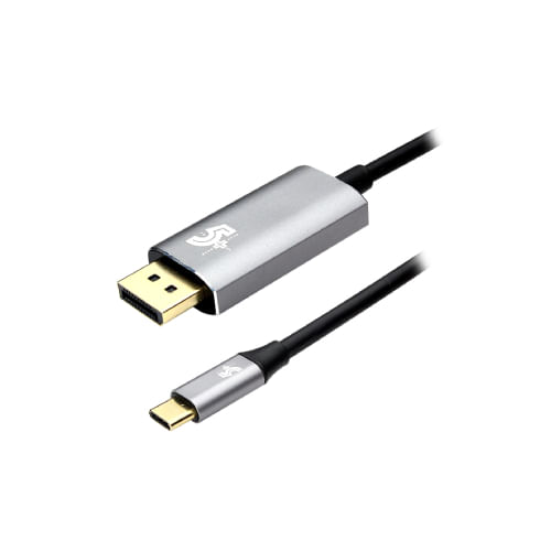 Encontraproduto.com.br - Cabo USB-C Displayport Macho 4K 60HZ 1,8m 5+