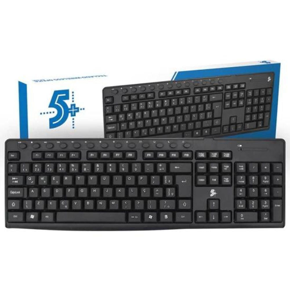 Teclado sem Fio TW-500 Preto 5+