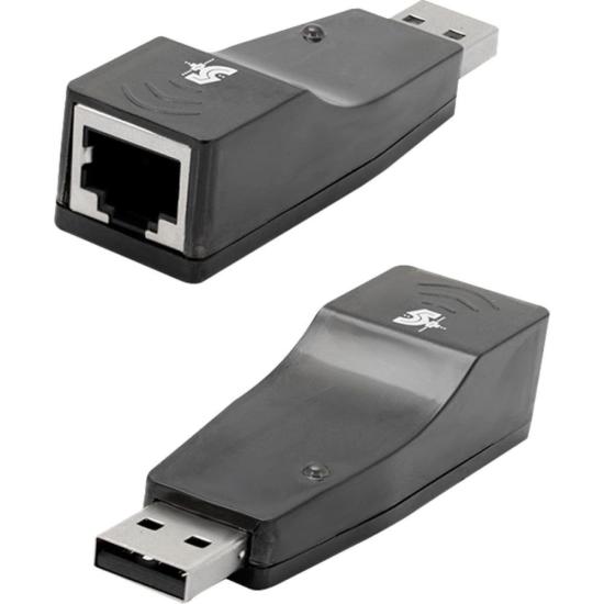 Adaptador USB 2.0 Para Rede RJ45 Ethernet 10/100 Mbps 5+