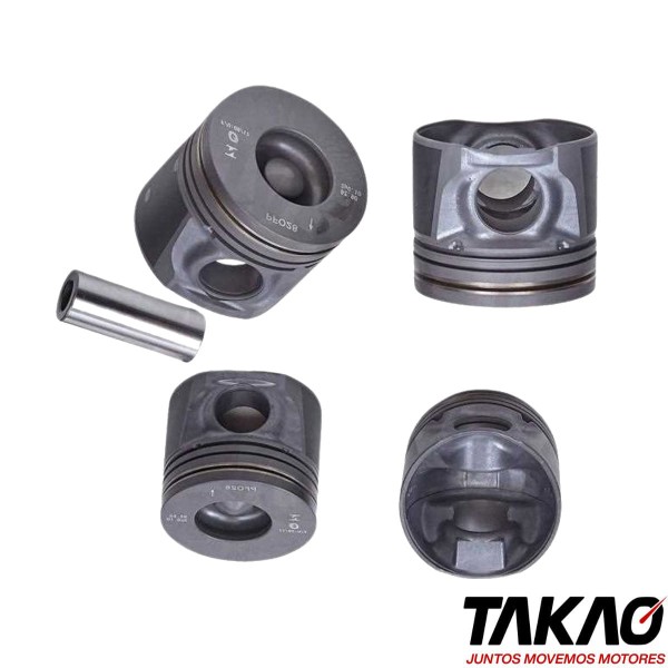 Encontraproduto.com.br - Pfo28050 - Pistão (Jg) - Ranger Power Stroke 2.8 8V 2001 A 2007 / F1000 Power Stroke 2.8 8V 2001 A 2007 - Takao