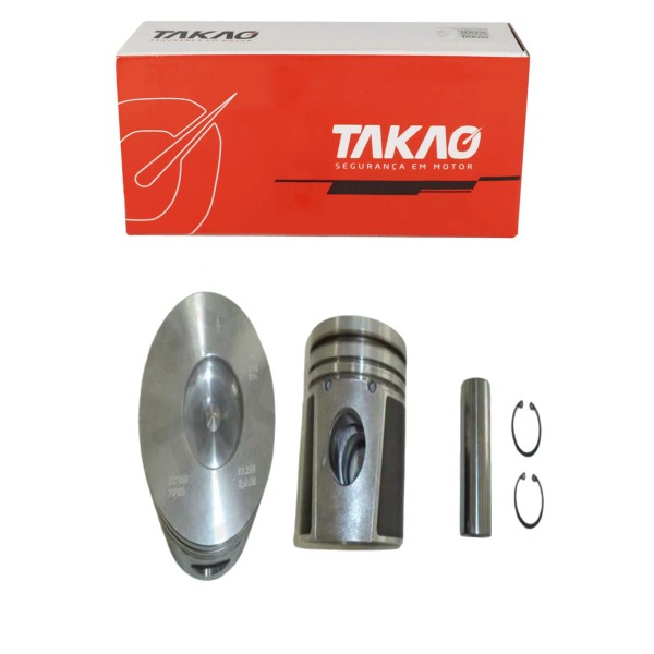 Pgm25A100 - Pistão (Jg) - Ranger 2.5 8V 1996 A 2003 / F1000 2.5 8V 1996 A 2003 / S10 2.5 8V 1996 A 2005 / Blazer 2.5 8V 1996 A 2005 - Takao
