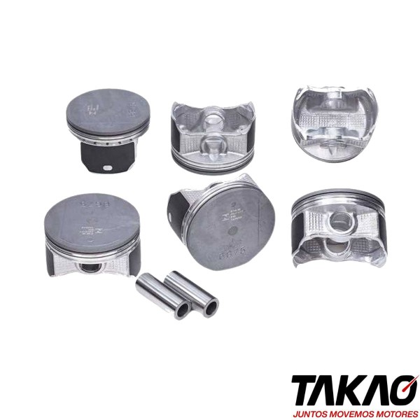 Encontraproduto.com.br - Pmi38100 - Pistão (Jg) - Pajero Full 3.8 24V 2003 A 2020 / Eclipse 3.8 24V 2003 A 2020 - Takao