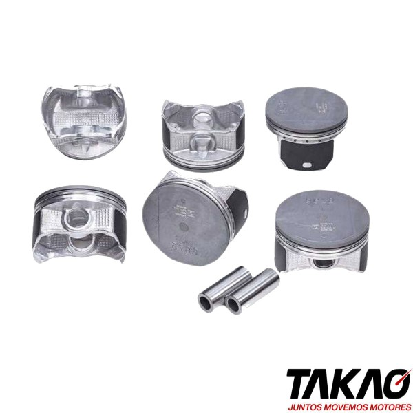 Encontraproduto.com.br - Pmi38100 - Pistão (Jg) - Pajero Full 3.8 24V 2003 A 2020 / Eclipse 3.8 24V 2003 A 2020 - Takao