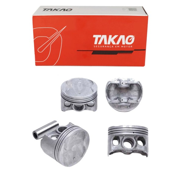 Encontraproduto.com.br - Pto20A100 - Pistão (Jg) - Corona 2.0 16V 1996 A 1998 / Rav4 2.0 16V 1998 A 2000 - Takao