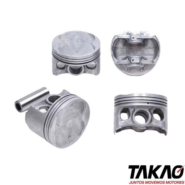 Encontraproduto.com.br - Pto20A100 - Pistão (Jg) - Corona 2.0 16V 1996 A 1998 / Rav4 2.0 16V 1998 A 2000 - Takao