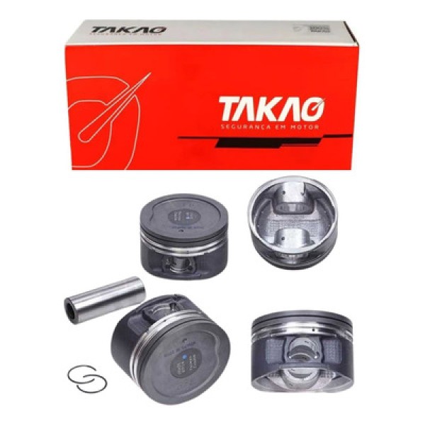 Encontraproduto.com.br - Pto27050 - Pistão (Jg) - Swr 2.7 16V 1997 A 2015 / Hilux 2.7 16V 1997 A 2015 - Takao