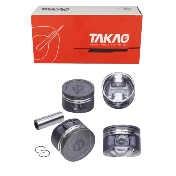 Encontraproduto.com.br - Pto27050 - Pistão (Jg) - Swr 2.7 16V 1997 A 2015 / Hilux 2.7 16V 1997 A 2015 - Takao