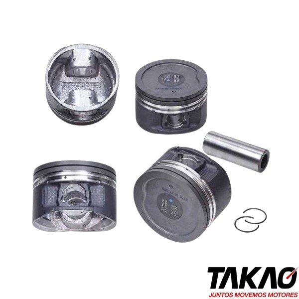 Encontraproduto.com.br - Pto27050 - Pistão (Jg) - Swr 2.7 16V 1997 A 2015 / Hilux 2.7 16V 1997 A 2015 - Takao