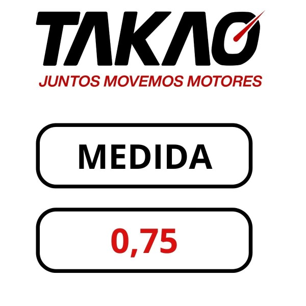Encontraproduto.com.br - Bcre10075 - Bronzina De Mancal (Jg) - Sandero 1.0 12V 2016 A 2021 / Logan 1.0 12V 2016 A 2021 / Kwid 1.0 12V 2016 A 2021 - Takao