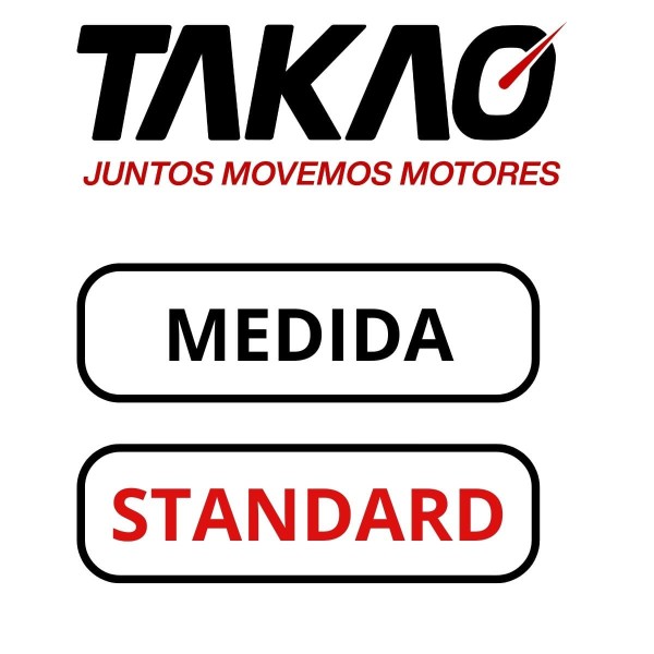 Pto28Dstd - Pistão (Jg) - Hilux 2.8 16V 2015 A 2020 / Fortuner 2.8 16V 2015 A 2020 - Takao